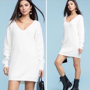 White Sweater Dress